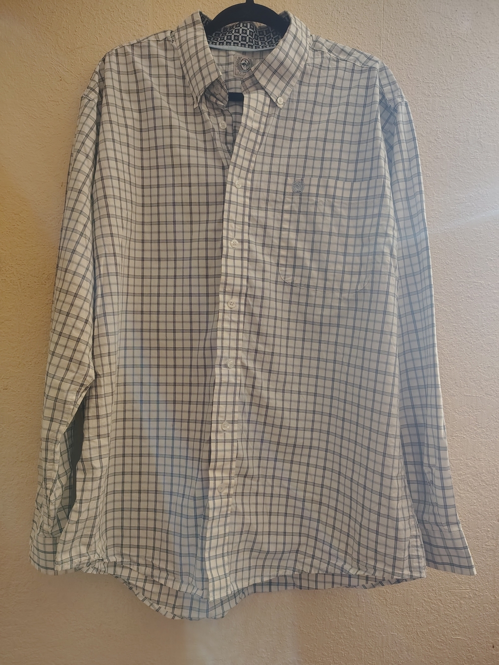 🔥 Cinch Men's Classic Fit Plaid Western Button Down Shirt Size Medium 🔥